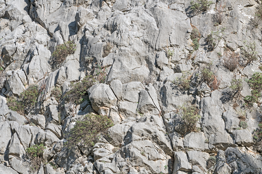 White limestone in Göynük Canyon.
