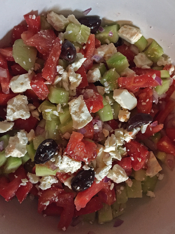 My version of Greek Salad