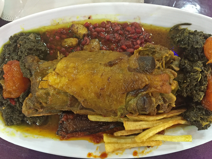 New and interesting dinner.
