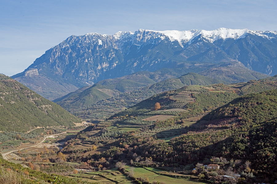 Bucolic scenery near Berat, along a tributary of the Osum River.