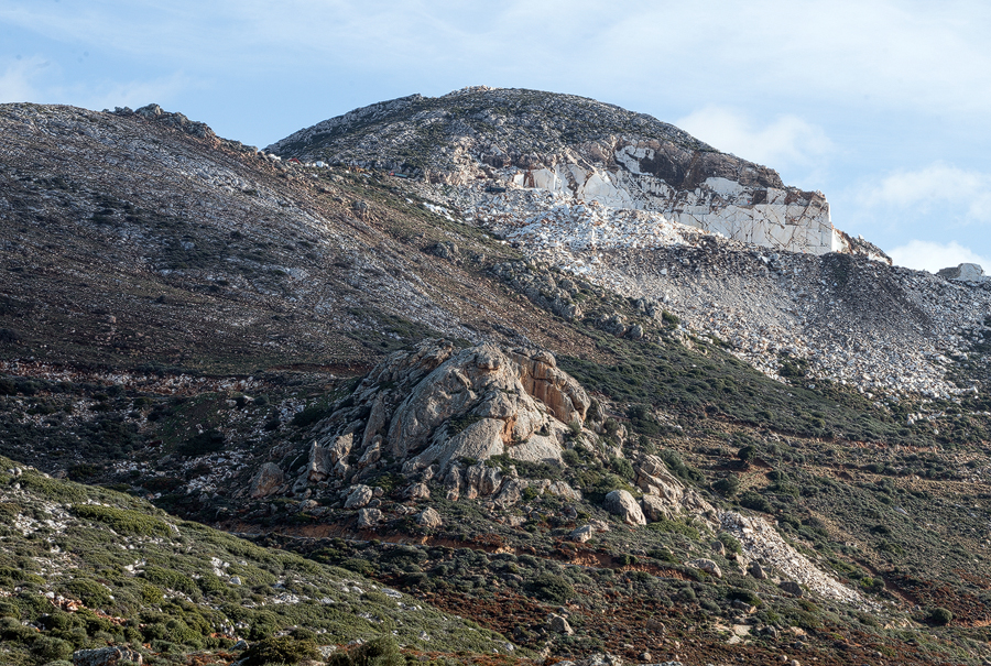 Marble quarry on Naxos.