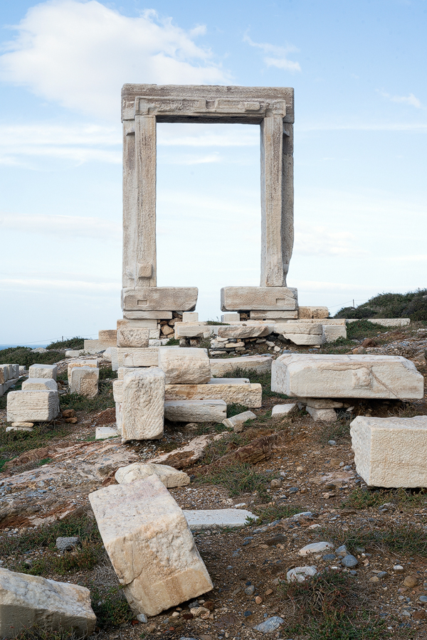 The unfinished temple to Apollo, Naxos.