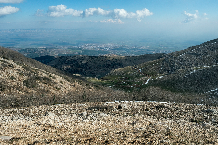View from ridge east of Iskenderun towards Syria.